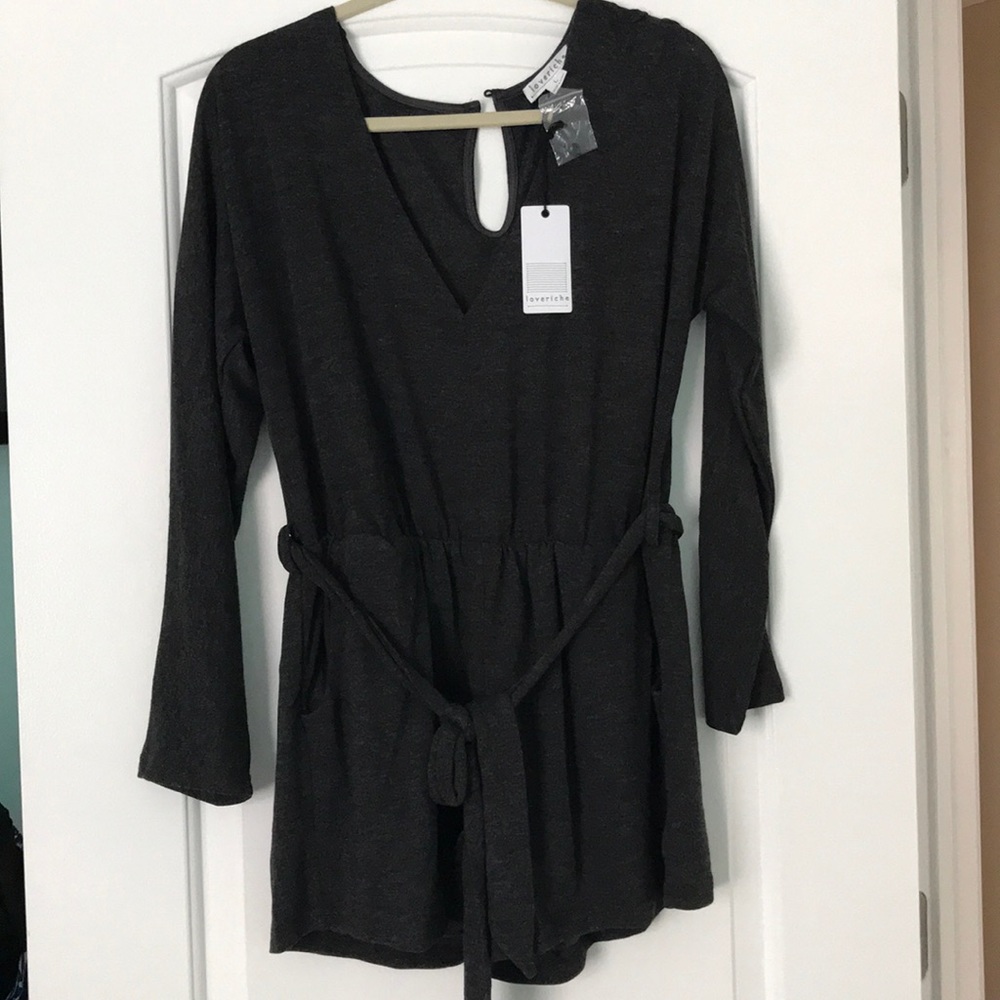 Gray romper